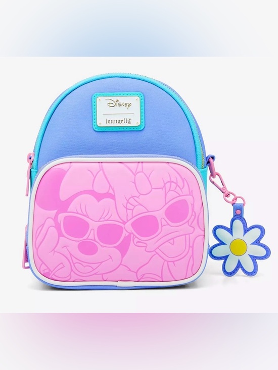 Loungefly Handbags - NWT DISNEY Loungefly 85th Anniversary Daisy Duck & Minnie Mouse Convertible Bag